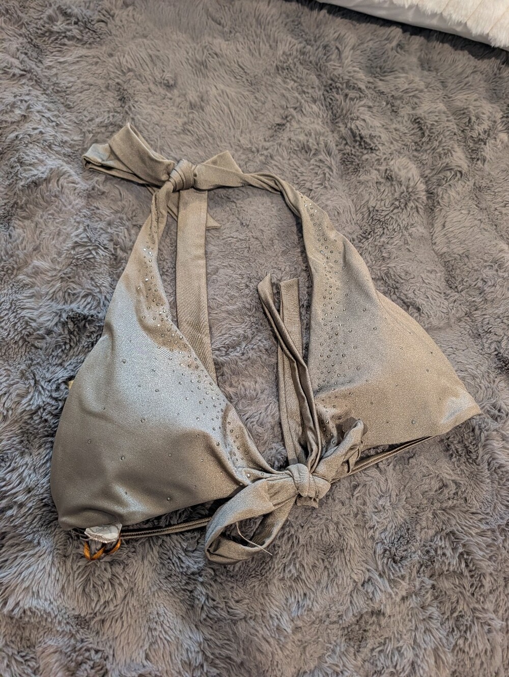 Bellissima swim Top With Swarvorski Elements NWT